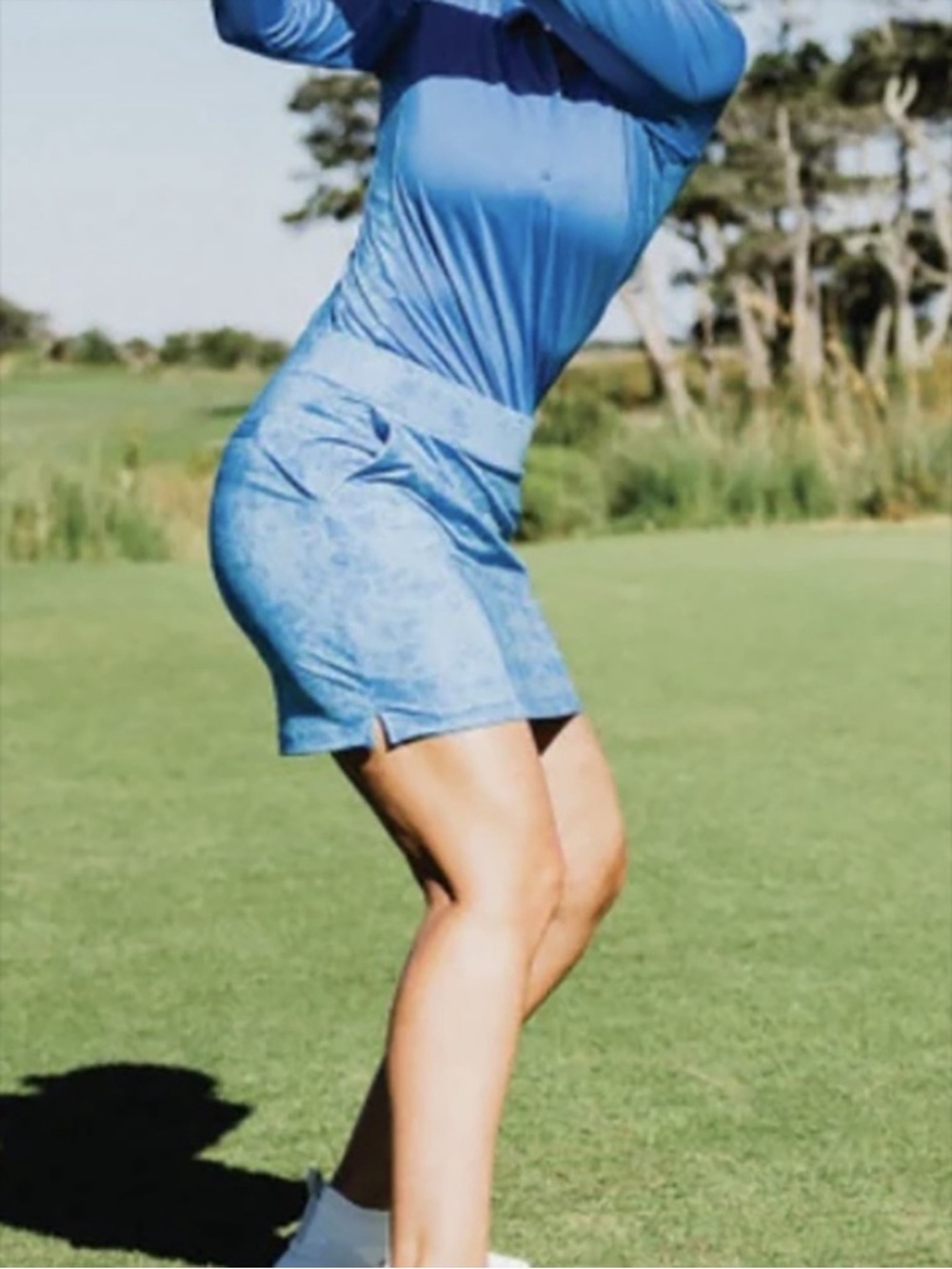 Dunning Golf Skirt Skort Blue XS NWT